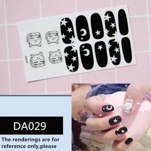 $1 cat and moon nail sticker wraps new $1 WITH ANY ORDER TOTALING $10 OR MORE